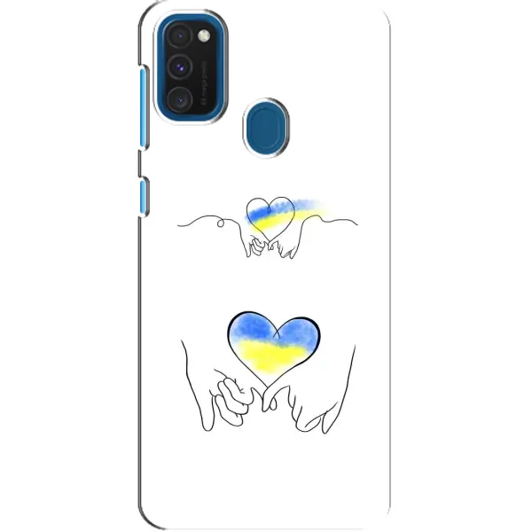 Чохол з принтом «Мир Україні» для Samsung Galaxy A21s