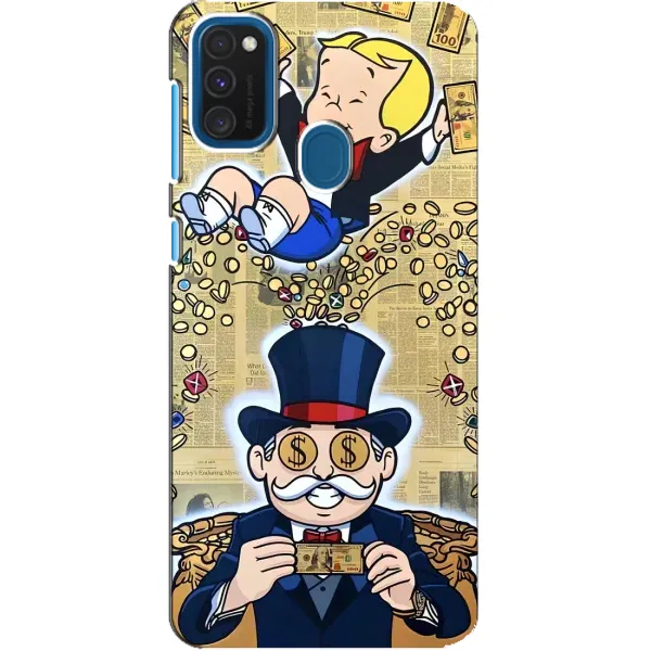 Чехол с принтом «Монополия Мен» для Samsung Galaxy A21s