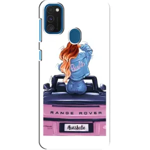 Чехол с печатью для Samsung Galaxy A21s - (Мода) (AlphaPrint) (На машине)