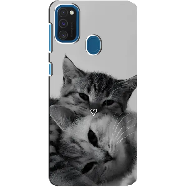 Чехол с принтом «Пара котов» для Samsung Galaxy A21s