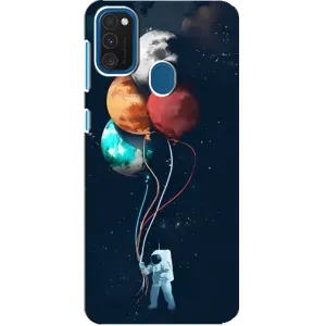 Космические Чехлы для Самсунг А21с (VPrint) (Планеты шарики)
