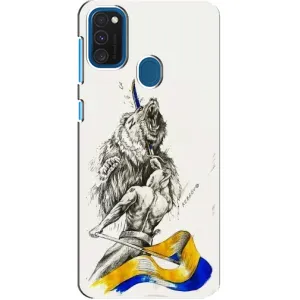 Чехлы Доброго вечора, ми за України для Самсунг А21с (AlphaPrint) (Победа)
