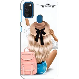 Чехол с печатью для Samsung Galaxy A21s - (Мода) (AlphaPrint) (Путешествие)
