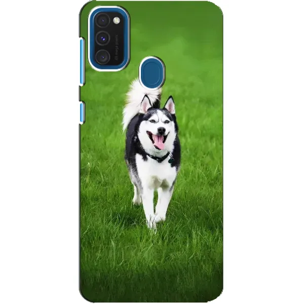 Чехол с принтом «Радостный Хаски» для Samsung Galaxy A21s Чехол с принтом «Радостный Хаски» для Samsung Galaxy A21s