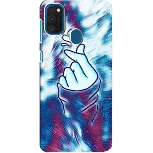 Чехол с принтом «Радужное сердце» для Samsung Galaxy A21s