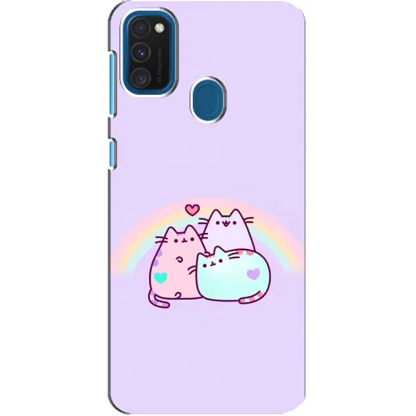 Чехол с принтом «Радужные котики» для Samsung Galaxy A21s