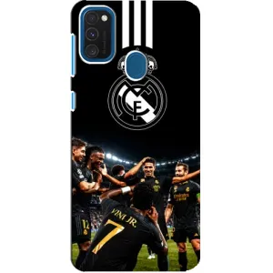 Чехол для Samsung Galaxy A21s с принтом (ФК Реал Мадрид)