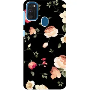 Чехлы с Цветами для Samsung Galaxy A21s (VPrint) (Розочки)
