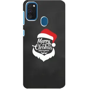 Рождественские Чехлы для Samsung Galaxy A21s (VPrint) (Санта Крисмас)