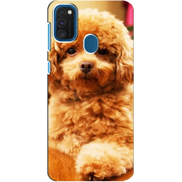Чохол з принтом «Цуценя Бішон» для Samsung Galaxy A21s