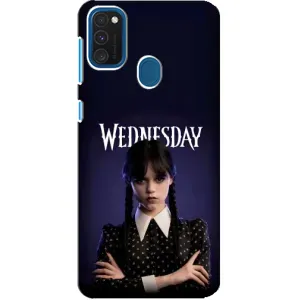 Силиконовый чехол с картинкой для Samsung Galaxy A21s (Wednesday)