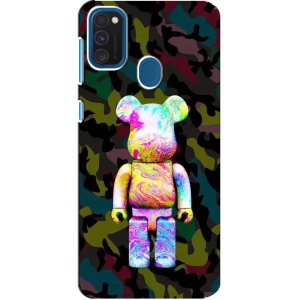 Чехол с принтом «Яркий Bearbrick» для Samsung Galaxy A21s