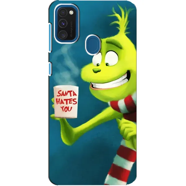 Чехол с принтом «Зеленый Гринч» для Samsung Galaxy A21s