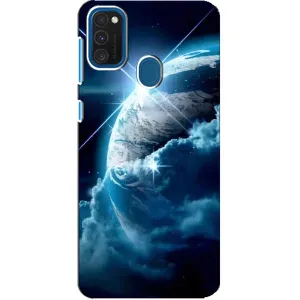 Космические Чехлы для Самсунг А21с (VPrint) (Земля с космоса)