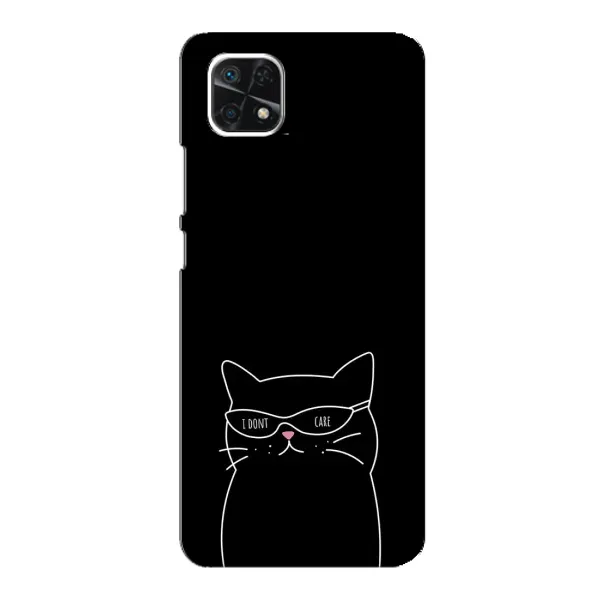 Чехол с принтом «Равнодушный кот» для Samsung Galaxy A22 5G
