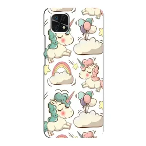 Чохол для Самсунг Гелексі А22 5ДЖи - (Єдинорожки - Новинки) (AlphaPrint) (Єдиноріжки)