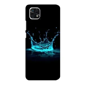 Чохол з Короною Самсунг Гелексі А22 5ДЖи - (AlphaPrint) (Крапля корони)