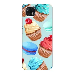 Чехлы с Фруктами для Samsung Galaxy A22 5G (VPrint) (Кексики)