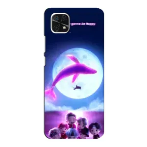 Чехлы BTS для Samsung Galaxy A22 5G (AlphaPrint) (КИТ BTS)