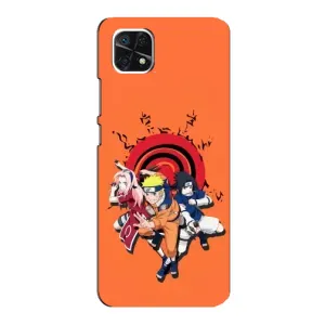 Naruto Anime Чехлы для Самсунг А22 (5G) (AlphaPrint) (команда Наруто)