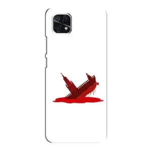 Чехол с принтом (Русский корабль...) для Самсунг А22 (5G) (AlphaPrint) (Кремлевский Корабль)