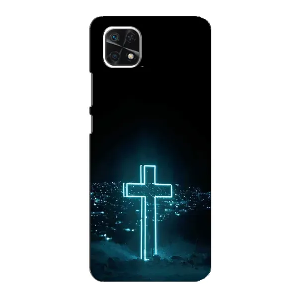Чохол з принтом «Хрест і місто» для Samsung Galaxy A22 5G Чохол з принтом «Хрест і місто» для Samsung Galaxy A22 5G