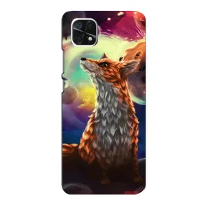 Чохли з картинкою Лисичка для Samsung Galaxy A22 5G (VPrint) (Лисичка в космосі)