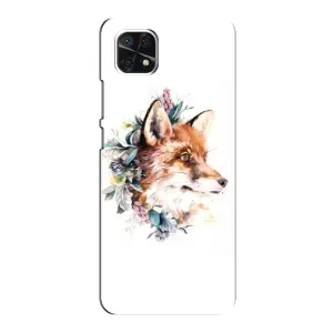 Чохли з картинкою Лисичка для Samsung Galaxy A22 5G (VPrint) (Лиса в квітах)