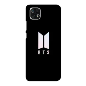 Чехлы BTS для Samsung Galaxy A22 5G (AlphaPrint) (Лого BTS)