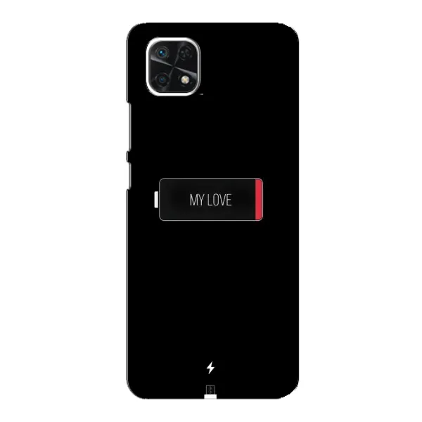 Чехол с принтом «Love battery» для Samsung Galaxy A22 5G Чехол с принтом «Love battery» для Samsung Galaxy A22 5G