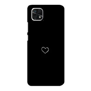 Чехлы для любимой на Самсунг А22 (5G) (VPrint) (Маленькое сердечко)