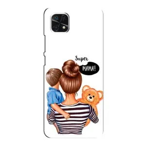 Чохол з друком для Samsung Galaxy A22 5G - (Мама з дитинкою) (AlphaPrint) (Мама з синочком)