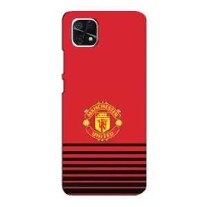 Чехол Манчестер Юнайтед для Самсунг А22 (5G) (AlphaPrint) (manchester united)