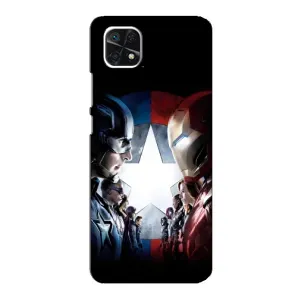 Чохли з героями Марвел Samsung Galaxy A22 5G (VPrint) (Марвел стайл)