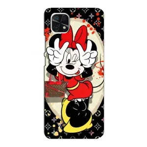 Чохол Disney Mouse Samsung Galaxy A22 5G (PREMIUMPrint) (Мінні peace)