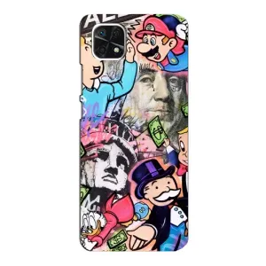 Чохли з крутими принтами для Samsung Galaxy A22 5G - (PREMIUMPrint) (Monopoly man)