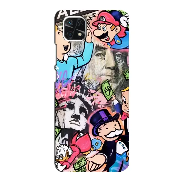Чехол с принтом «Monopoly man» для Samsung Galaxy A22 5G
