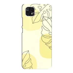 Силиконовый чехол с принтом в цветах на Samsung Galaxy A22 5G