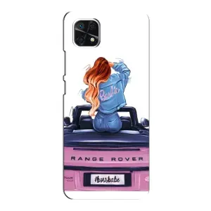 Чехол с печатью для Samsung Galaxy A22 5G - (Мода) (AlphaPrint) (На машине)