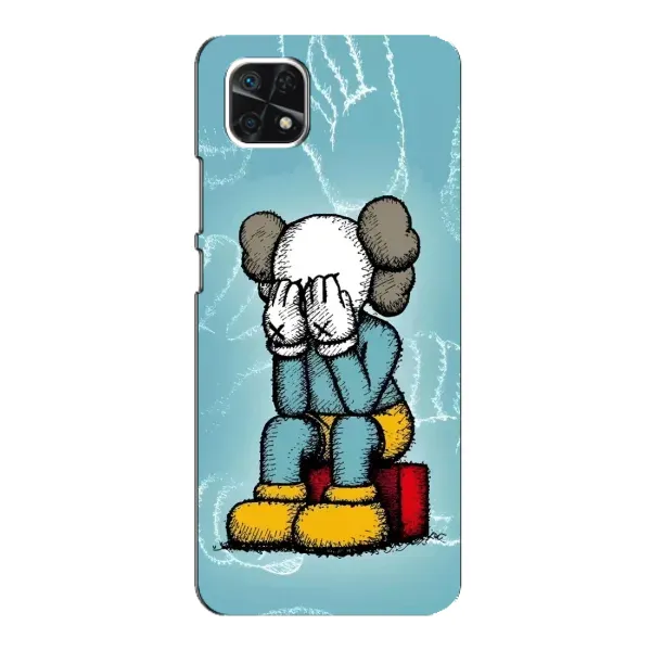 Чохол з принтом «Плач Bearbrick» для Samsung Galaxy A22 5G