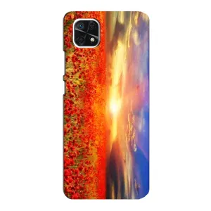 Чохол з картинкою (Стильні) Самсунг Гелексі А22 5ДЖи - (AlphaPrint) (Поле тюльпанів)