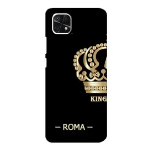 Чехлы для Samsung Galaxy A22 5G (VPrint) - Футбольные клубы (Roma)