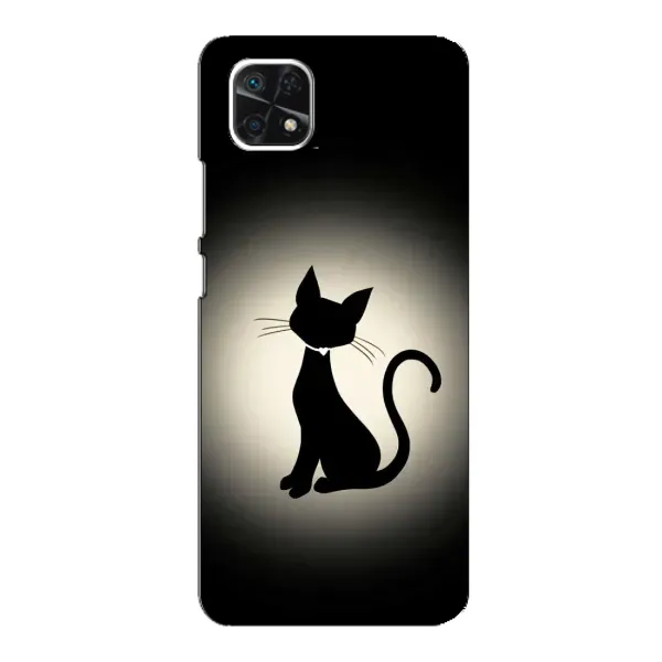 Чехол с принтом «Силуэт котика» для Samsung Galaxy A22 5G Чехол с принтом «Силуэт котика» для Samsung Galaxy A22 5G