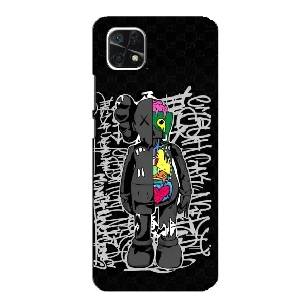 Чохол з принтом «Стиль Bearbrick» для Samsung Galaxy A22 5G