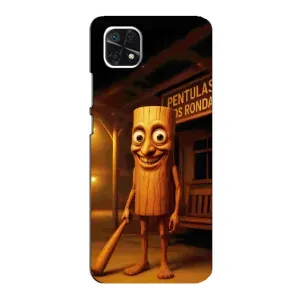 Чехол с мемом Тралалело тралала на Samsung Galaxy A22 5G (Тунг тунг сахур)
