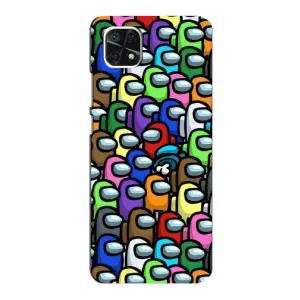 Чохли Амонг Ас для Samsung Galaxy A22 5G (AlphaPrint) (Убитий)