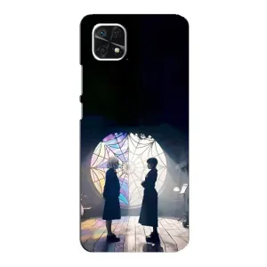 Чехлы Венсдей на Samsung Galaxy A22 5G Уэнсдей (AlphaPrint) (Уэнздей и Инид)