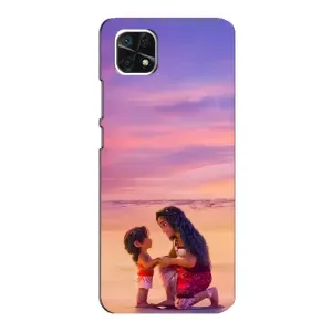 Чехол с мультфильмом Моана Samsung Galaxy A22 5G (Маленькая Ваяна)