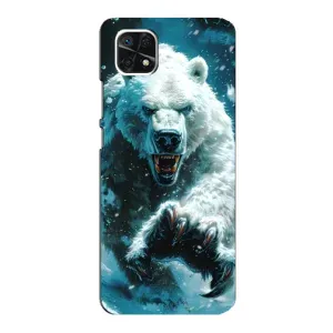 Чохол з картинкою 'Хижаки' для Samsung Galaxy A22 5G (Полярний ведмідь)