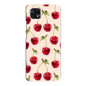Чехлы с Фруктами для Samsung Galaxy A22 5G (VPrint) (Вишня)